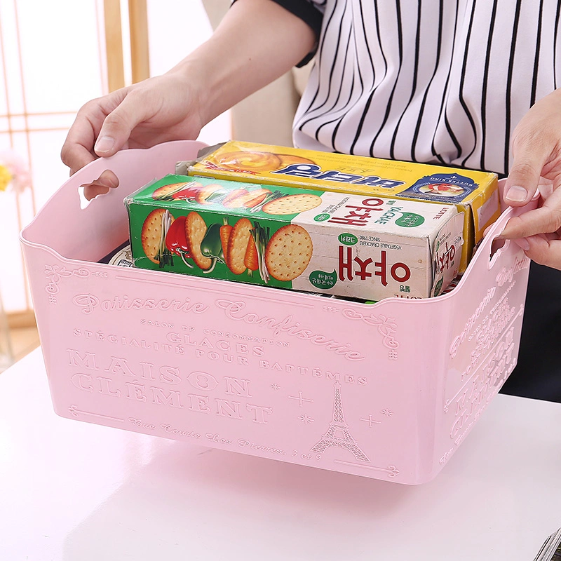 New Product PP Plastic Household Containers Storage Mutiple Colors Surface Embossing