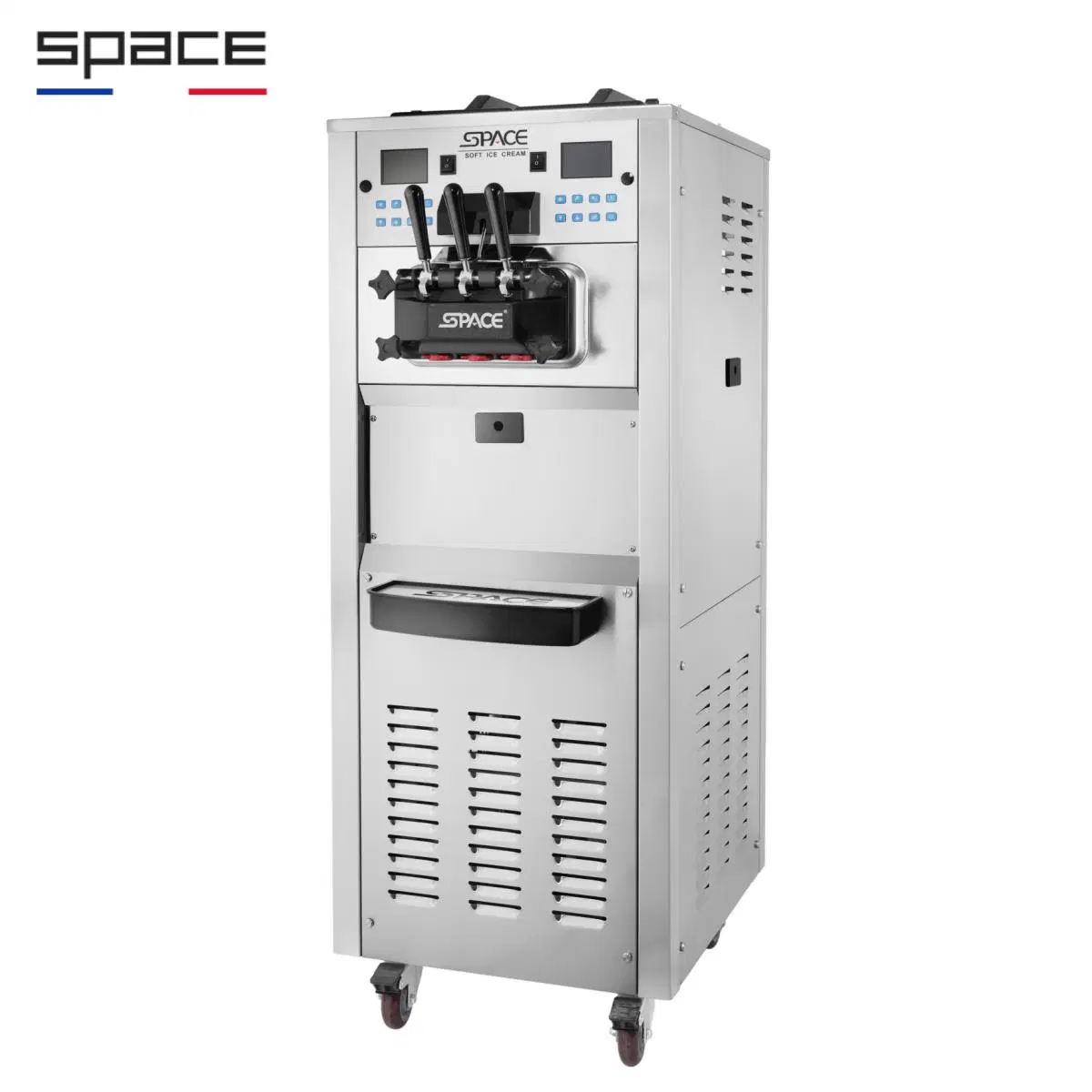 Space Big Size Double Systems Ice Cream Soft Serve Freezer Machine with CE ETL