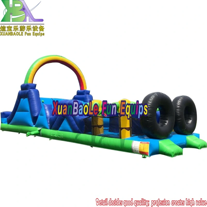 Adventure Rush Amusement Sport Game Bouncy Castle Challenge Inflatable Obstacle Course