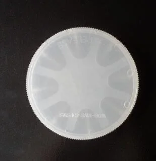 Silicon Wafer Box - 4 Inch Single Wafer Carrier, Including Container, Cover, Spring