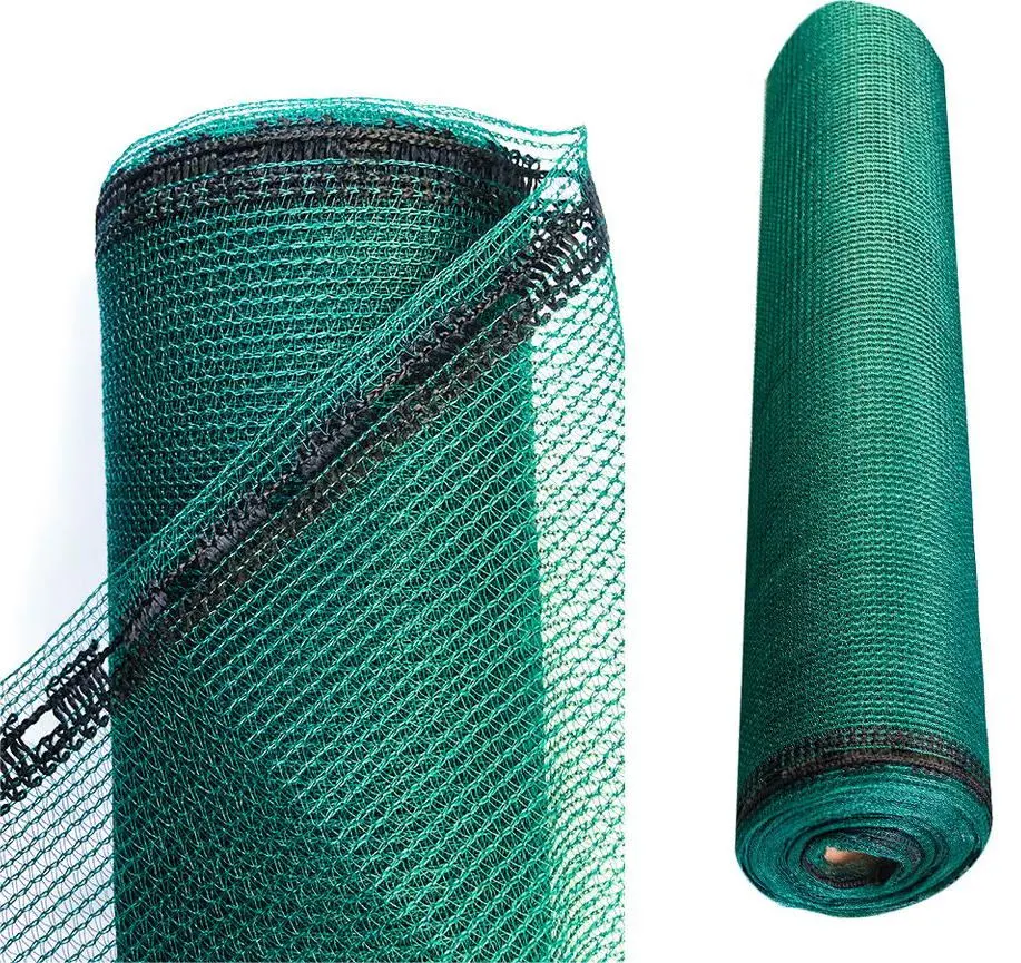 Green 100% Virgin HDPE Plastic Netting Construction Scaffolding Safety Net