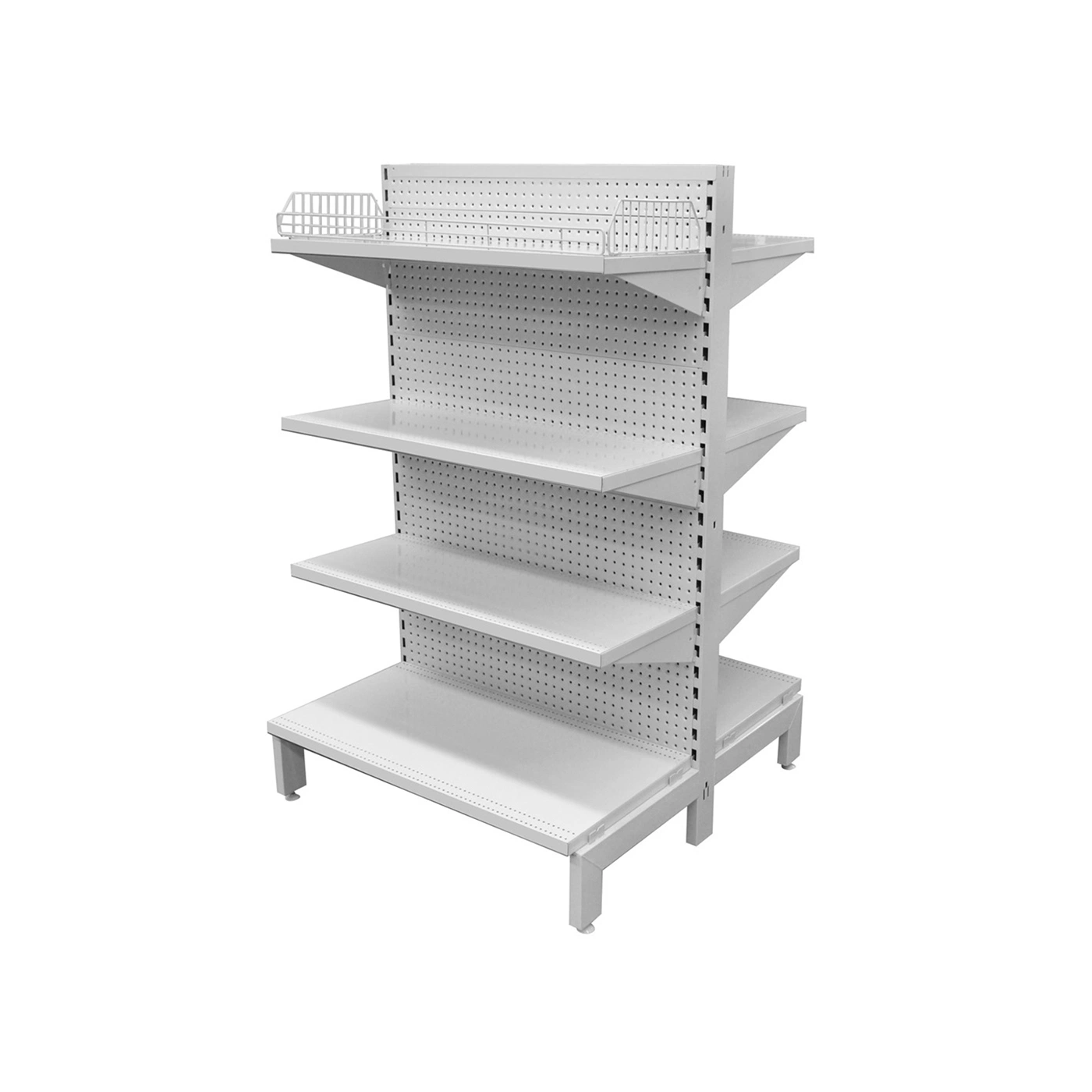 Double-Sided Multifunctional Supermarket Shelf Display for Supermarket and Shop