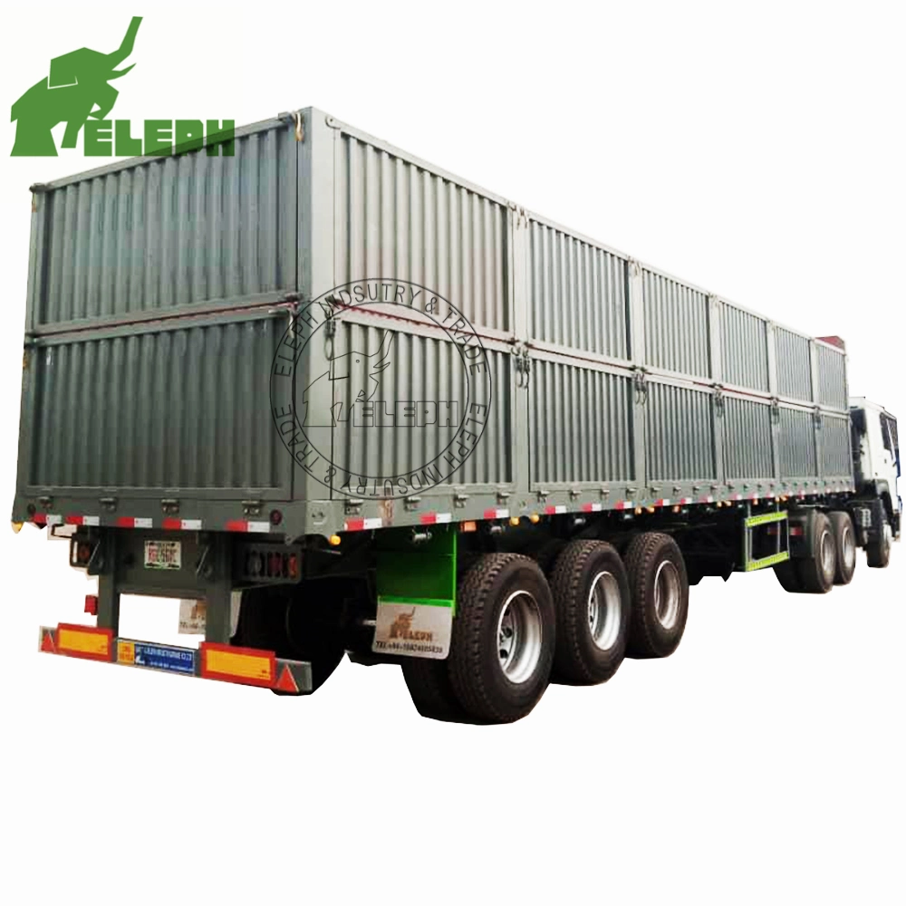 Factory Directly Supply 40FT Tri-Axle Box Cargo Truck Semi Box Trailer