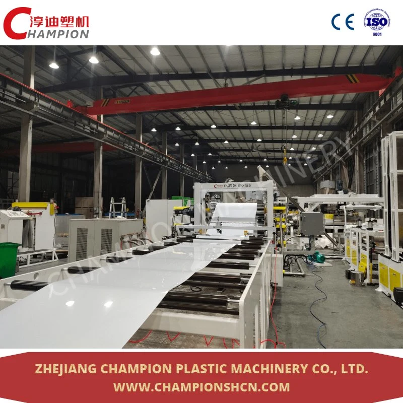 Champion Low Consumption ABS Sheet Co-extrusion Production Line/High Capacity PET PP PC PS Sheet Plastic Extruder Making Machine