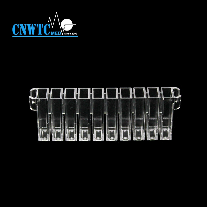 Medical Disposable Lab 10 Holes Thermo Cuvette PS PP Sample Cup