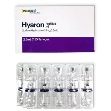 Best Quality Hyaron Prefilled Inj 2.5ml*1. Syr Hyaluronic Acid Rejuvenating Skin Booster