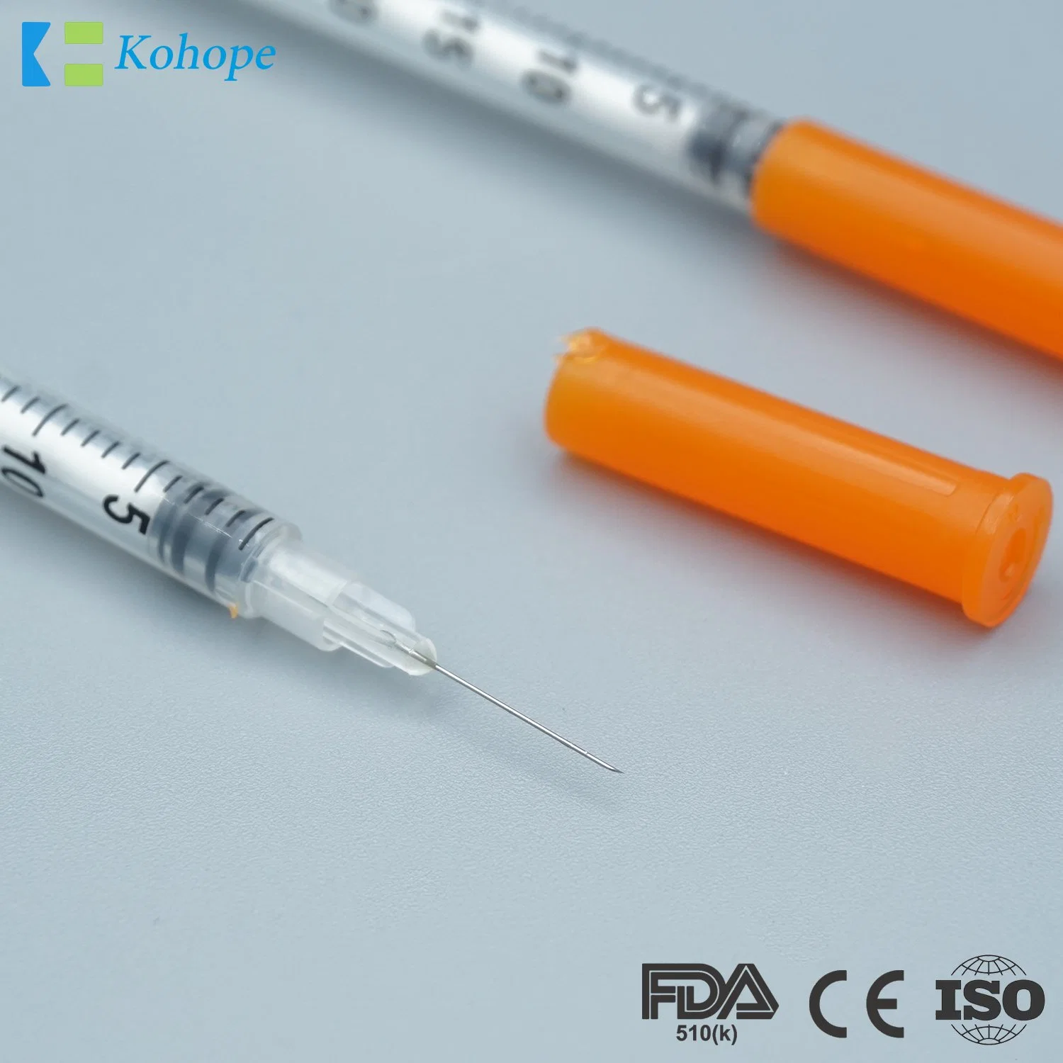 Disposable Medical Equipment Insulin Syringe with Fixed Needle 0.3ml for Wholesale/Supplier