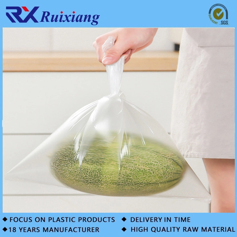 Wholesale/Supplier Roll Flat Bags on Roll HDPE Supermarket Clear Plastic Food Heat Seal Gravure Printing Accept