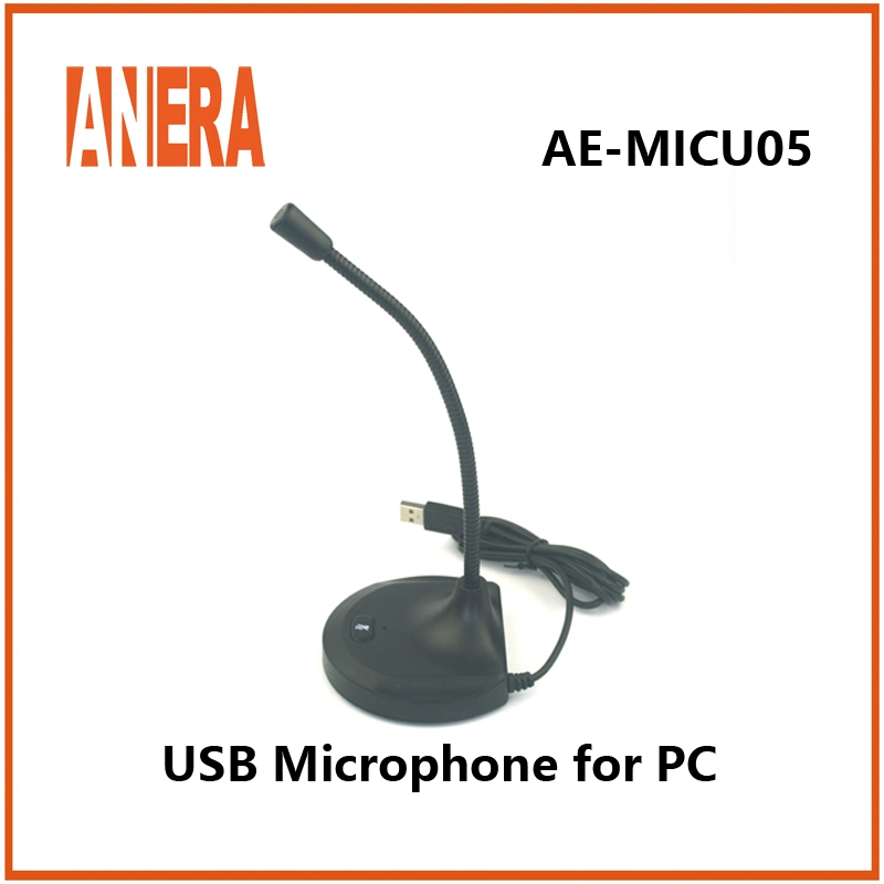 New Design Portable USB Microphone Adjustable Laptop Microphone for Desktop PC