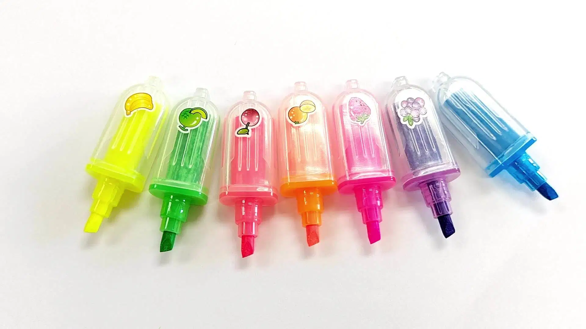 Office School Promotional Colorful Mini Cute Stationery Set Fruity Scented Highlighter Pen