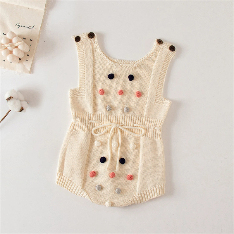 2022 New Arrival Baby One-Piece Rompers Flower Stripe Toddler Infant Girls Jumpsuit Baby Clothes