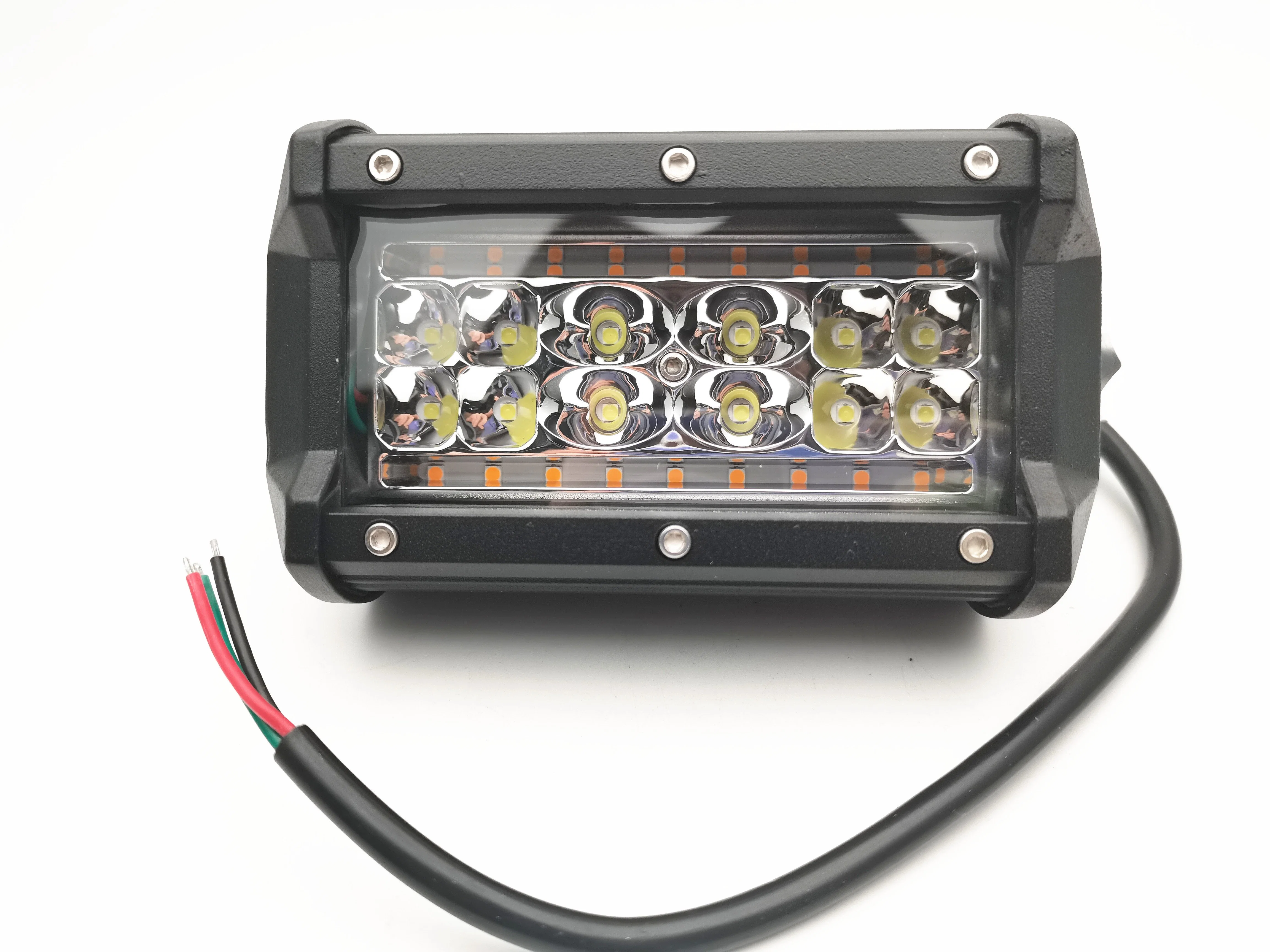 Lâmpada automotiva Carro Barra de luz intermitente de Nevoeiro automático LED de Luz da Luz de Trabalho para veículo SUV ATV 4WD para veículo ATV
