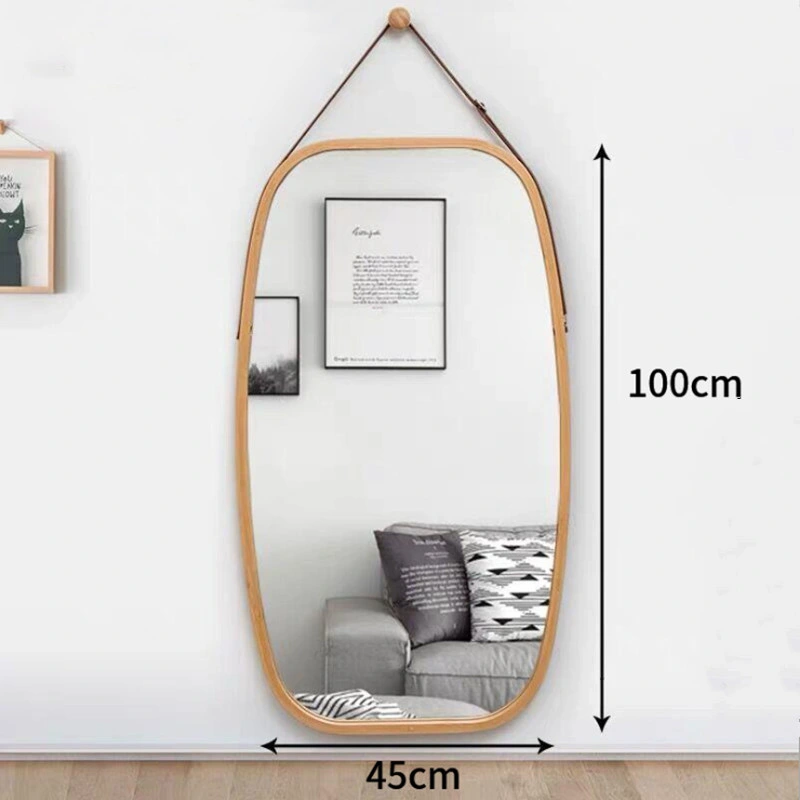 Nordic Decorative Round Mirror Wall-Mounted Full-Length Mirror 0445