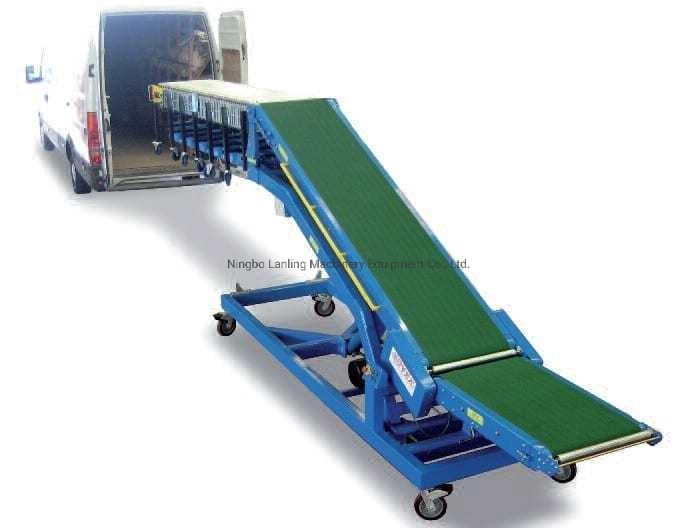 High quality/High cost performance  Load Unload Loader Unloader Mobile Belt Conveyor Belt Conveyor for Truck Loading Unloading Conveyor