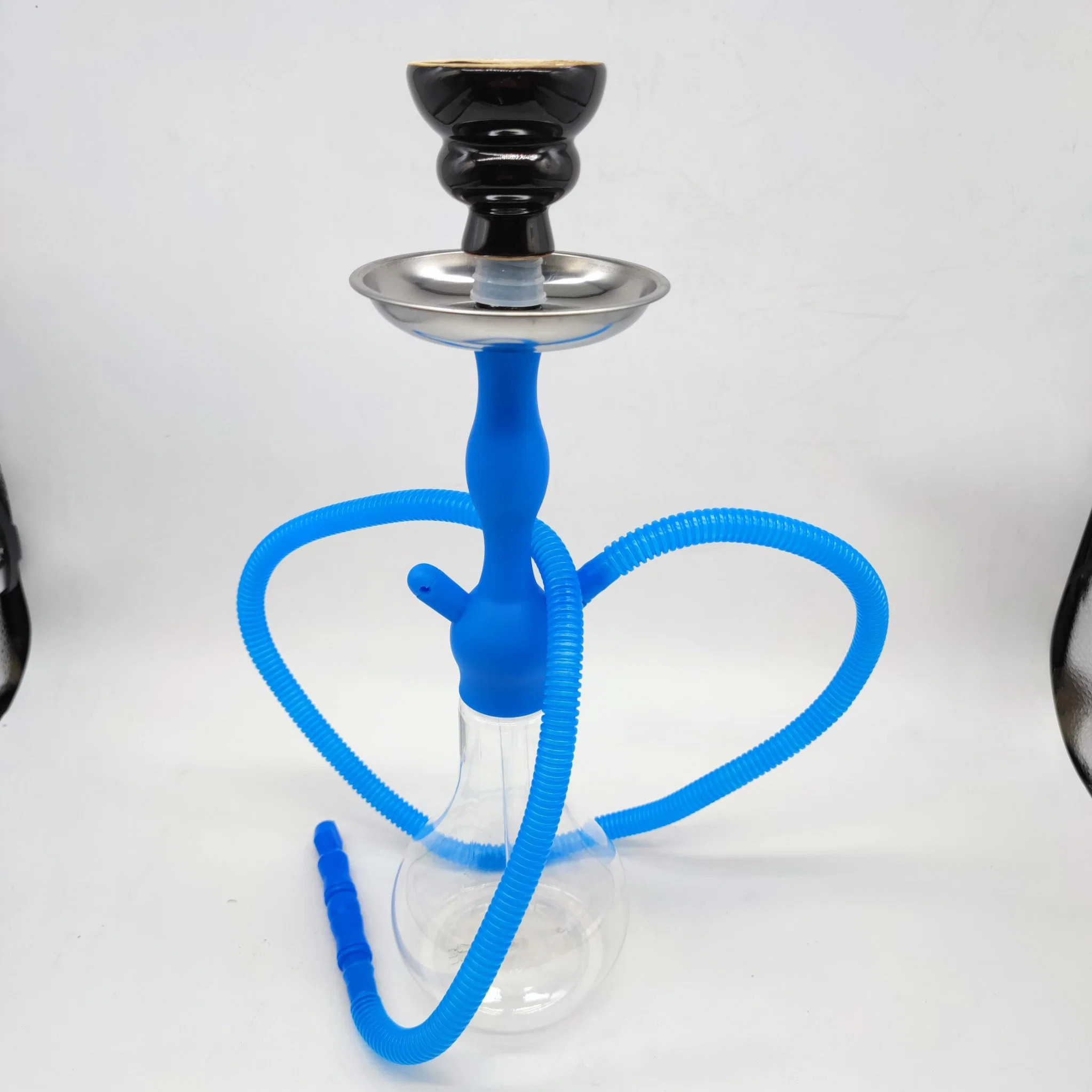 Wholesale Hot Sale Blue Arabian Plastic Hookah Products Acrylic Shisha Sets Bar KTV Accessories