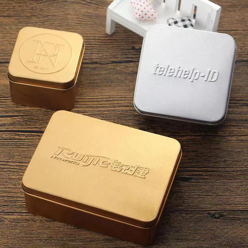 Metal Tin Box Lids - Large Containers, Holder for Keeping Car Keys, Cookie, Pencil Case