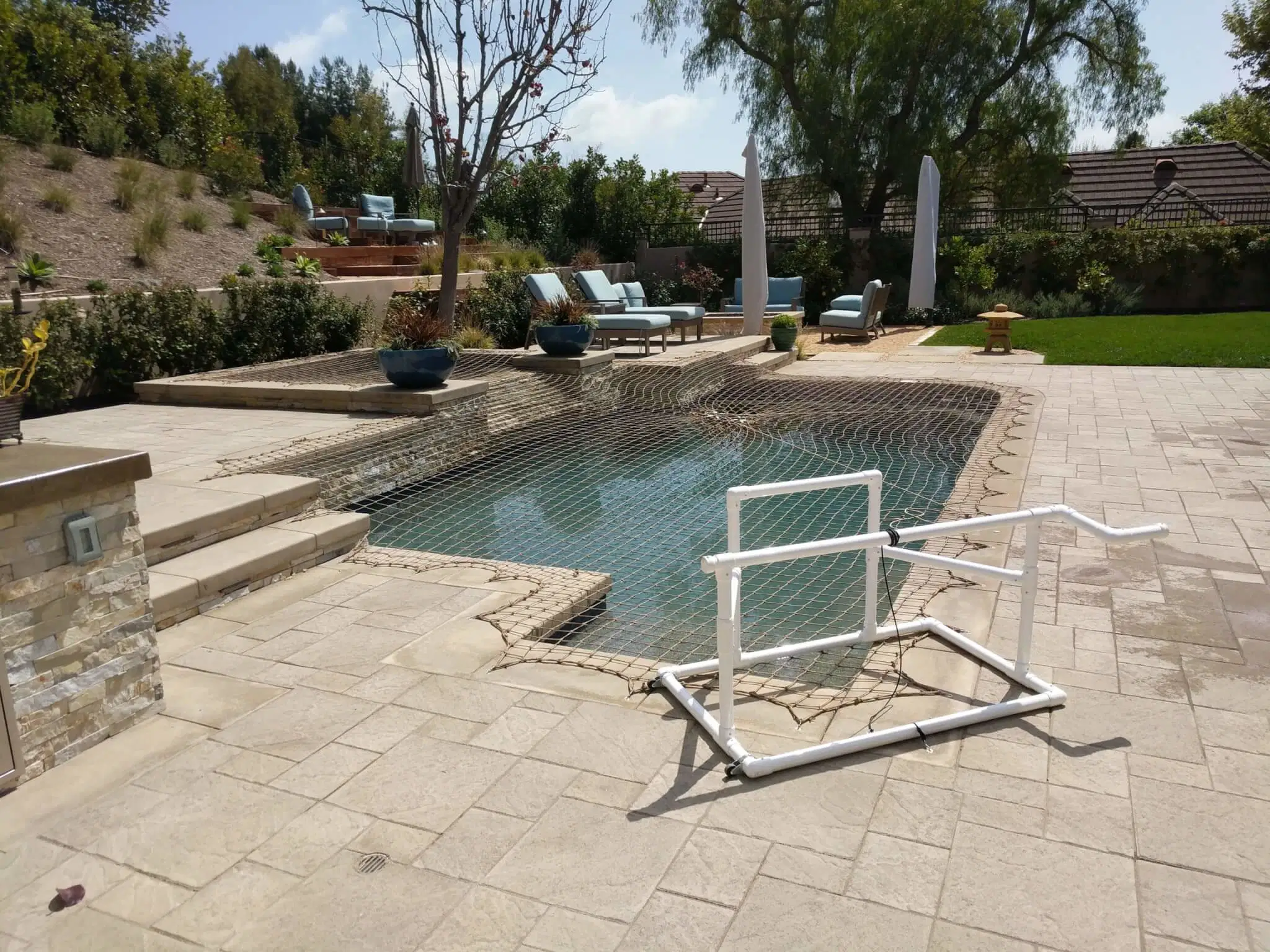 La cubierta de seguridad hecho personalizado Piscina al aire libre Piscina Cubierta de malla Net