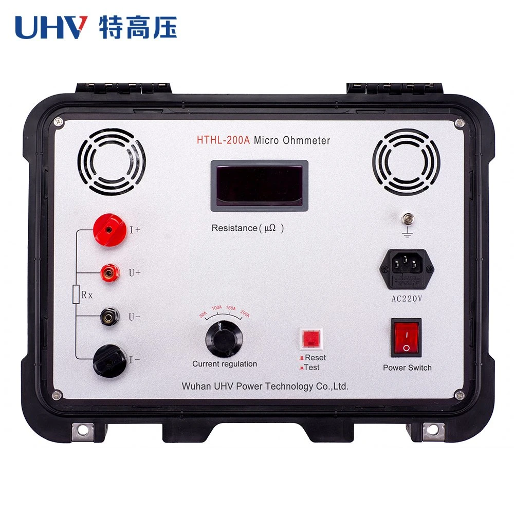 Hthl-200A Hv Switch Resistance Test 200A Contact Resistance Test Set