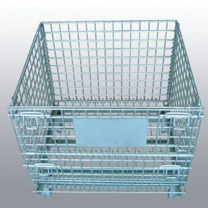 Pliante en acier robuste de Wire Mesh pour l'entrepôt de stockage de conteneurs de palette