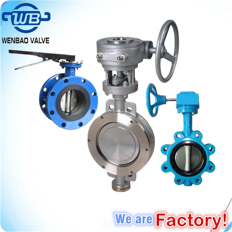 Gear Operated Double Flanged Offset Eccentric Butterfly Valve DN350