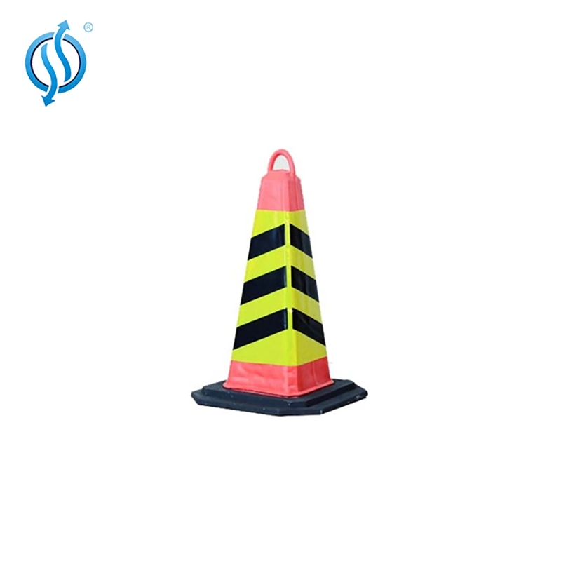 75cm PE Traffic Cones with Rubber Base