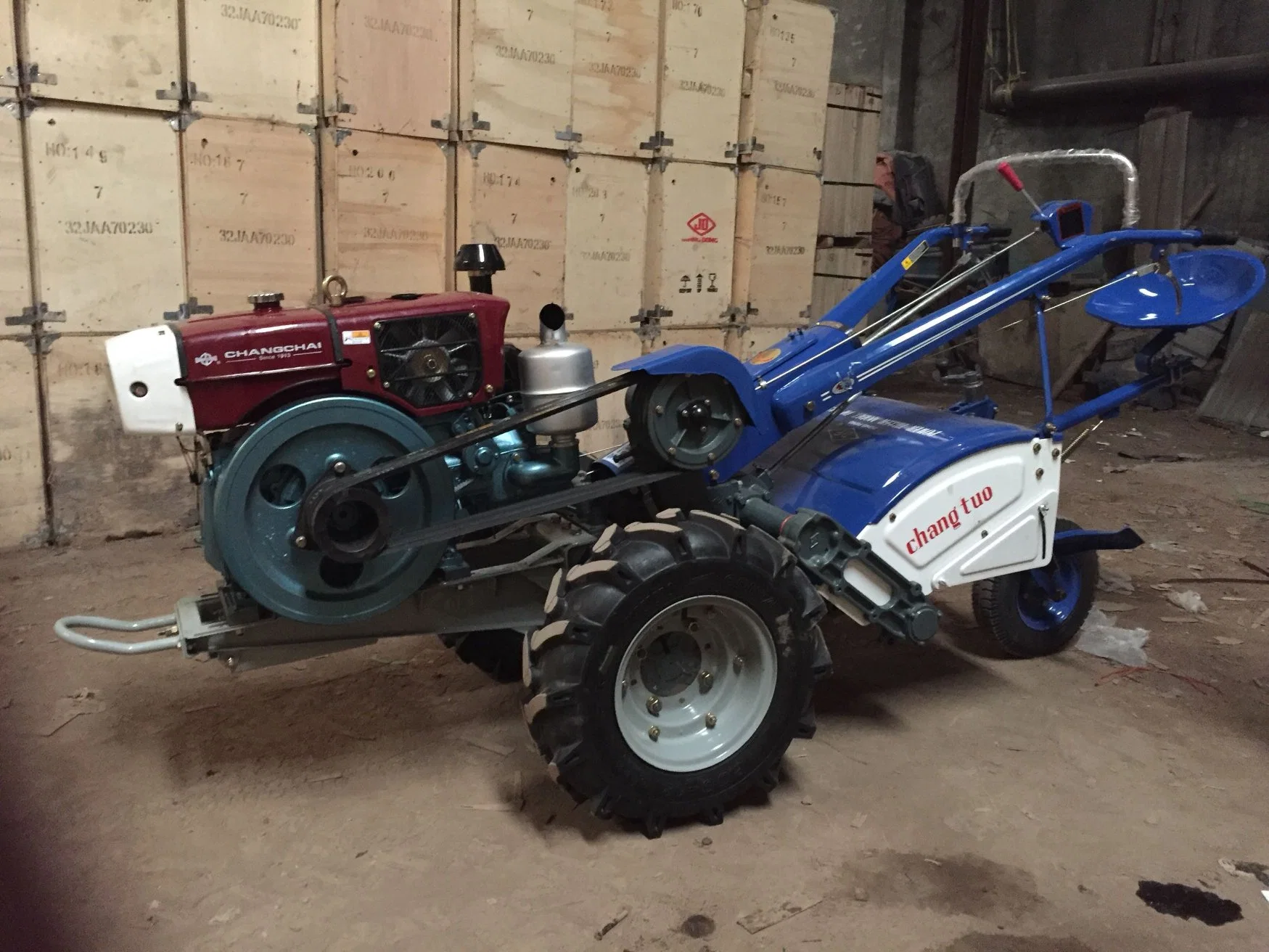 8HP-20HP Power Hand Walking Tractor South Africa Kenya with Water Pump 8-22HP Sifang Bangladesh Power Tiller for Nepal