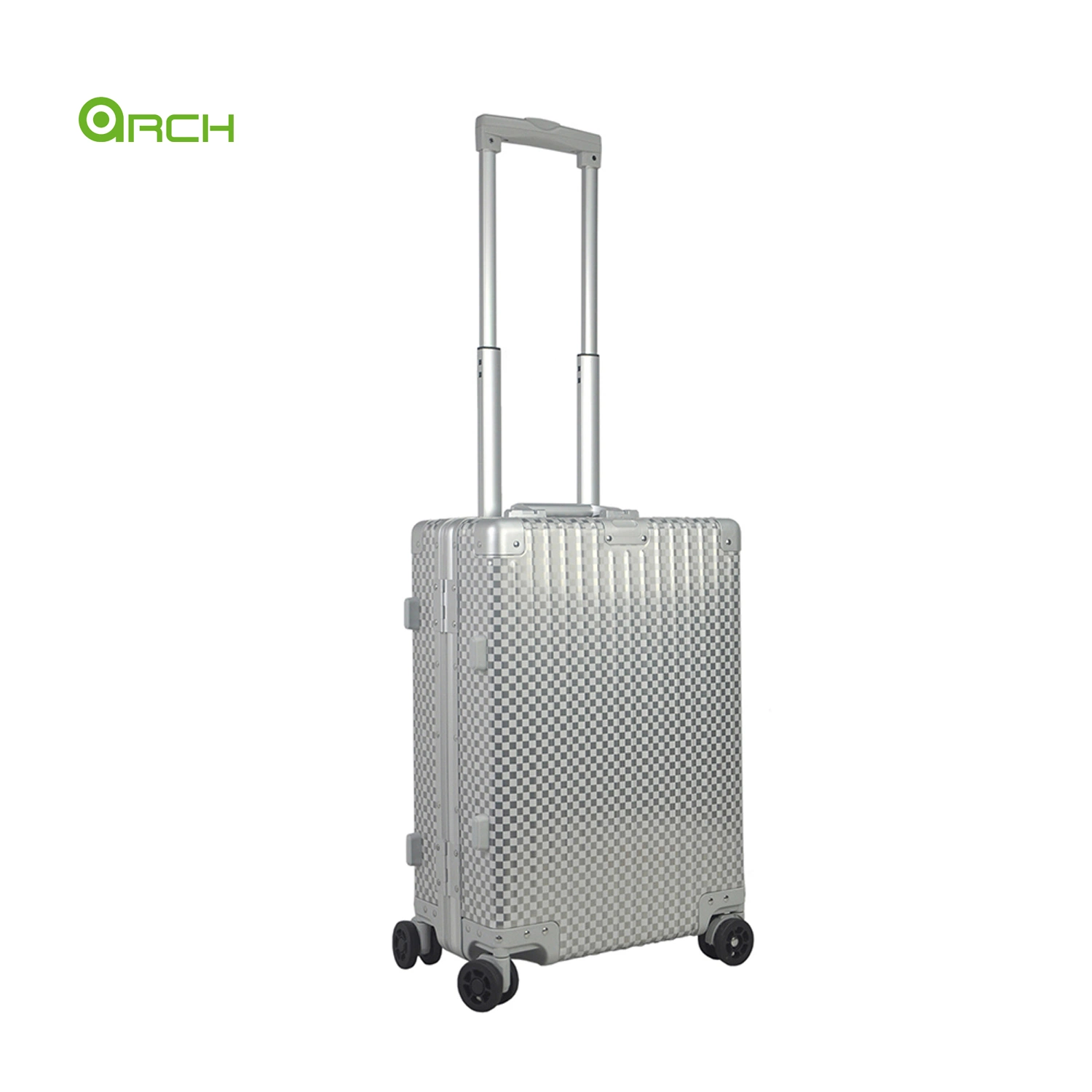 Fashion Aluminum Hard Case Trolley Luggage with Dual Spinner Wheels