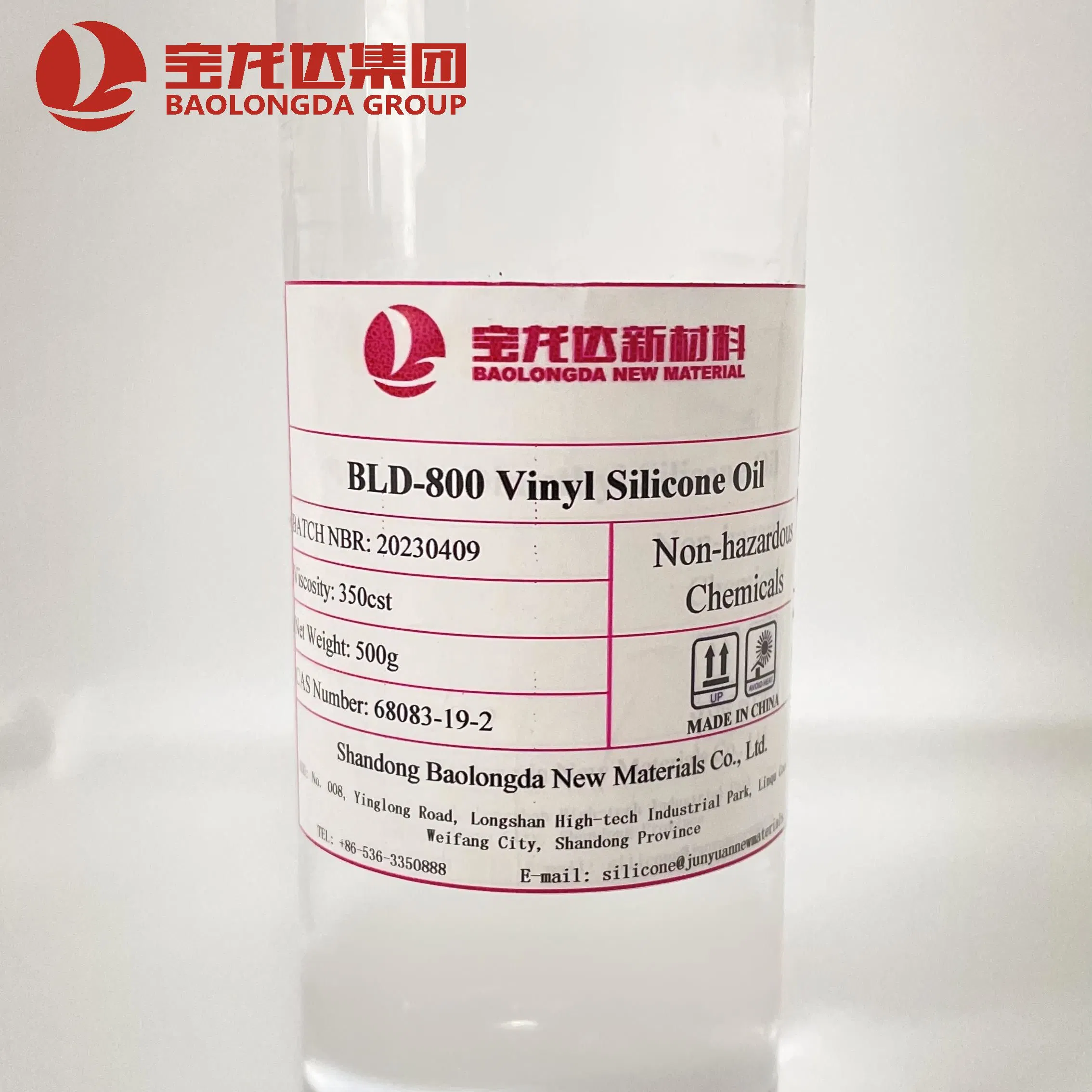 Fabricant vinyle 65000cst huile Silicone huile liquide en silicone de qualité médicale
