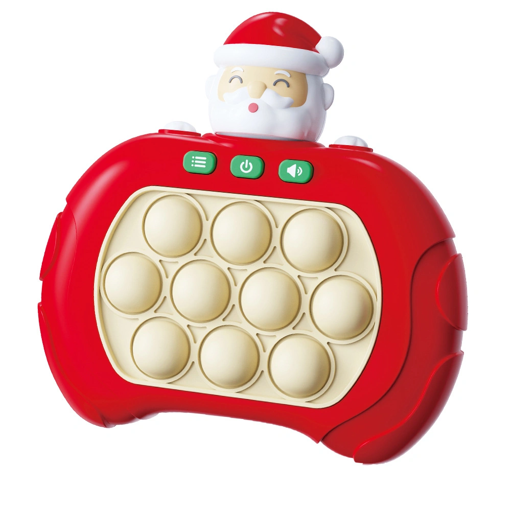 Jeu de puzzle électronique pour enfants, jouet de décompression de Noël, jeu rapide de poussée.