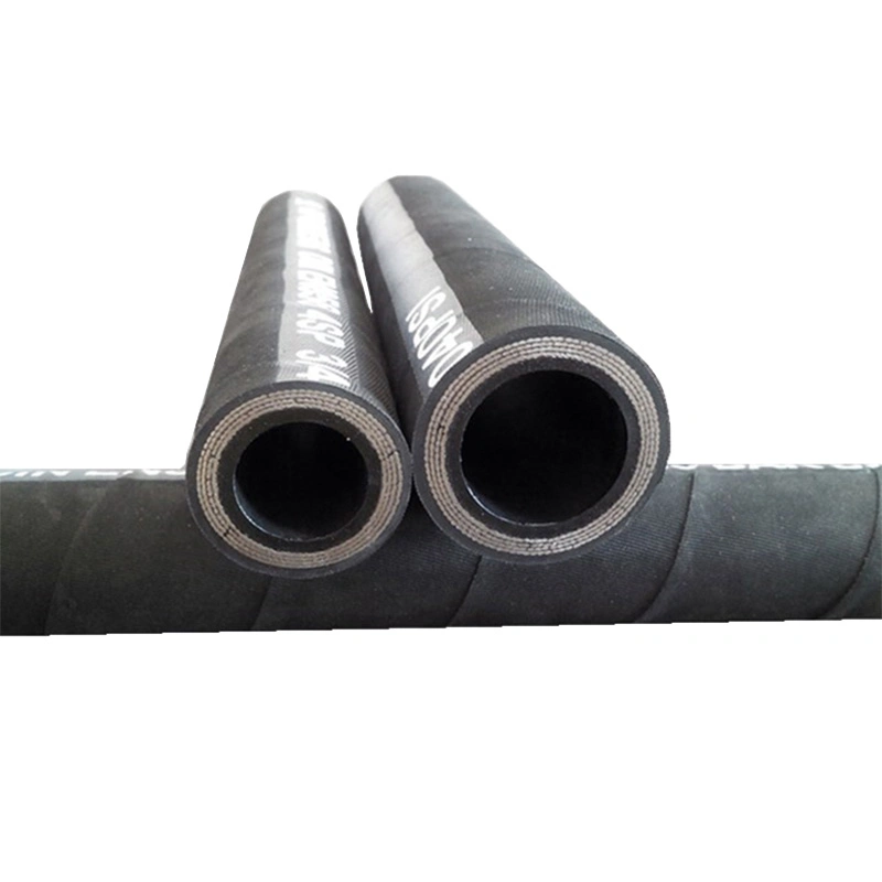 1/4" High Pressure Steel Wire Spiral Rubber Hydraulic Hose En856 4sp