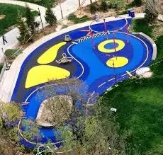 EPDM coloridos pisos Playground, borracha EPDM