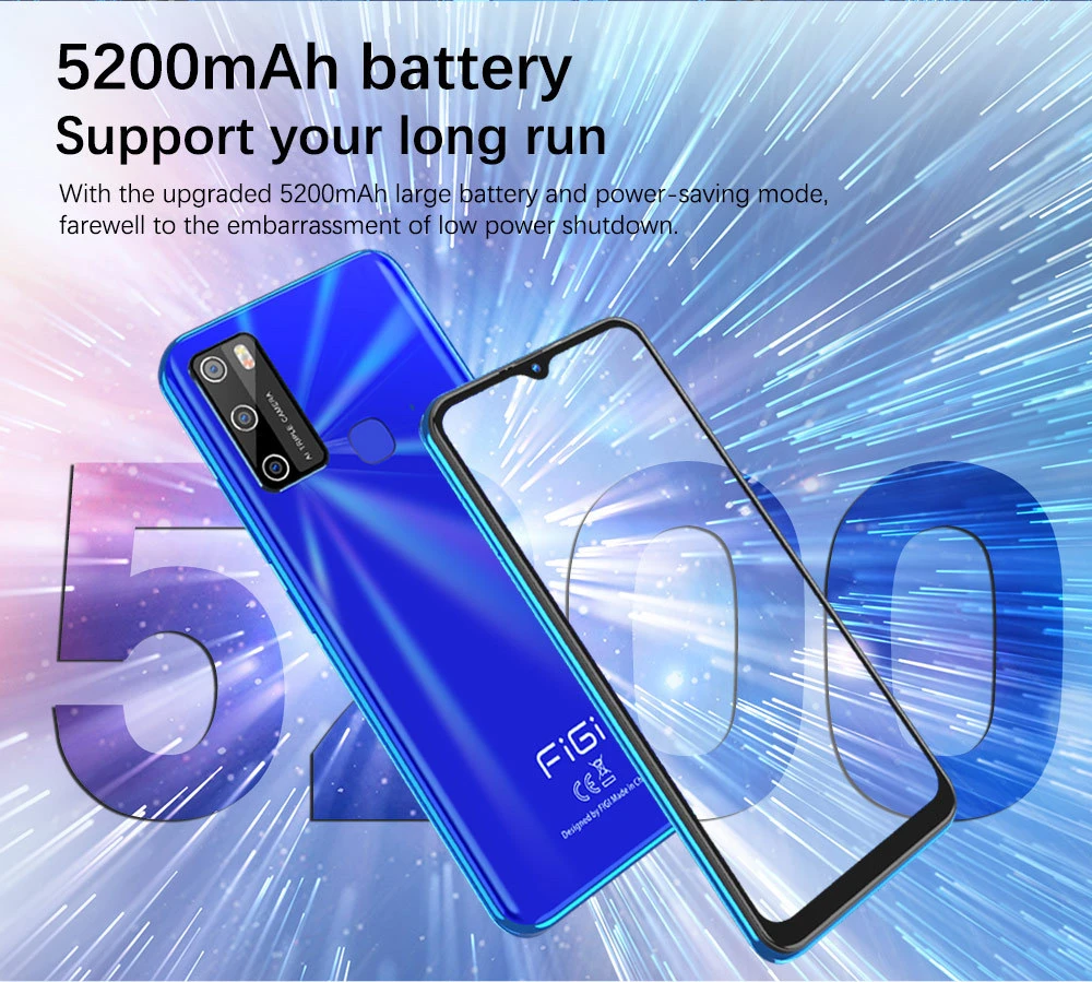 Batterie 5200 mAh Note 11 PRO puce 6.52 pouces intelidente Android 11 smartphone mobile