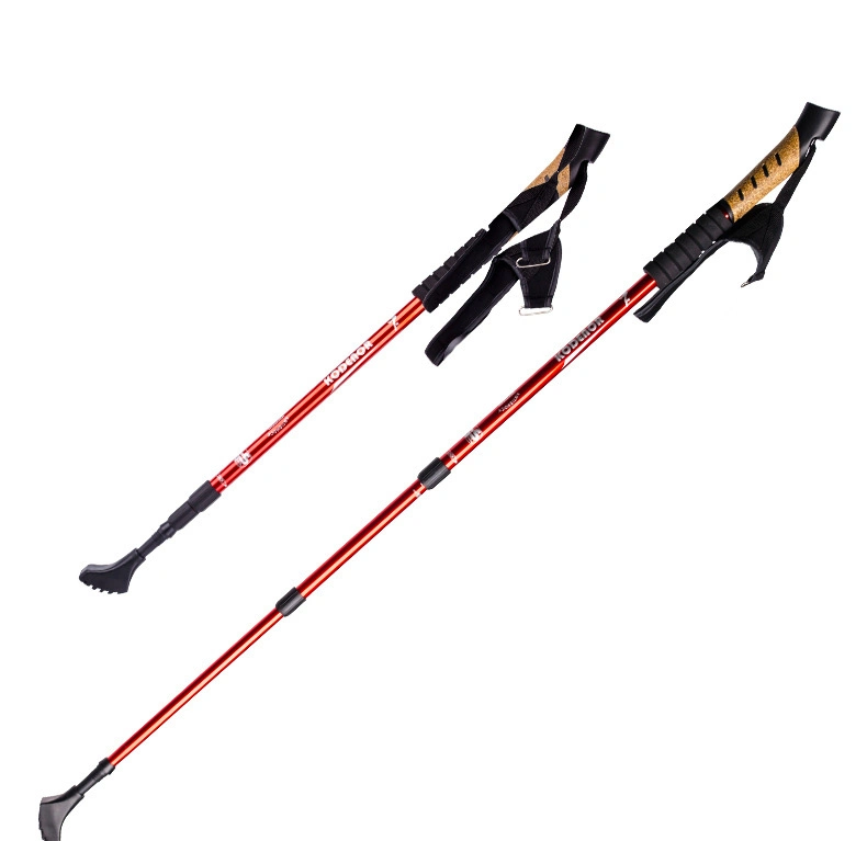 Hot Sale Trekking Pole Adjustable Anti Shock Hikjing Pole Strong & Lightweight Aluminum Walking Poles