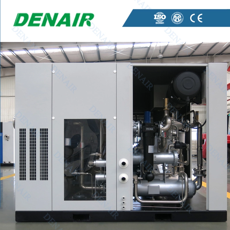 DWW-200W Oil Free VSD Variable Frequency Driven Rotary Screw Air Compressors