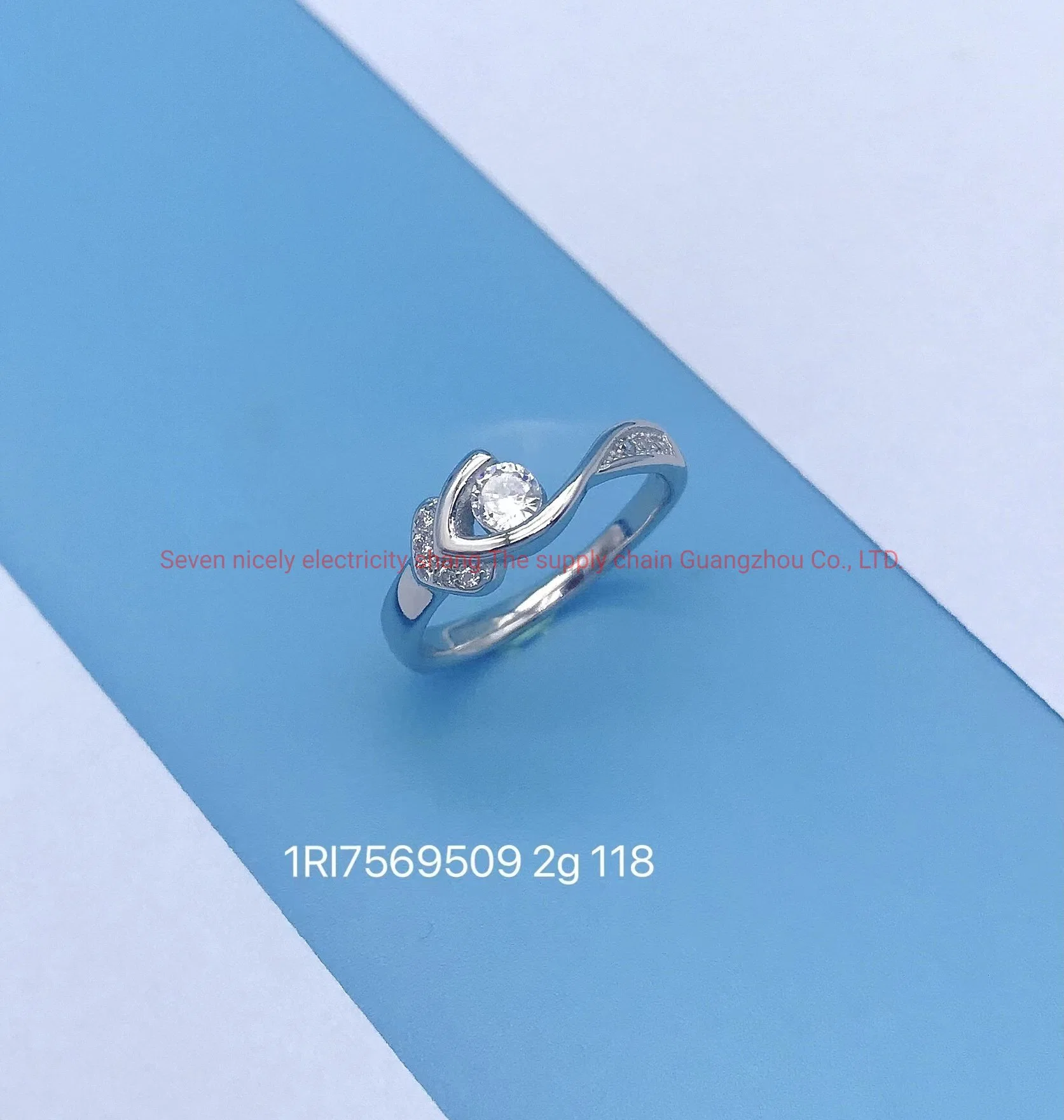 OEM Custom Fashion Jewellery 925 Silver Jewelry Delicate Gift Attractive Ring for Party Charming High Quality Elegant Minimalistic Lady Ring