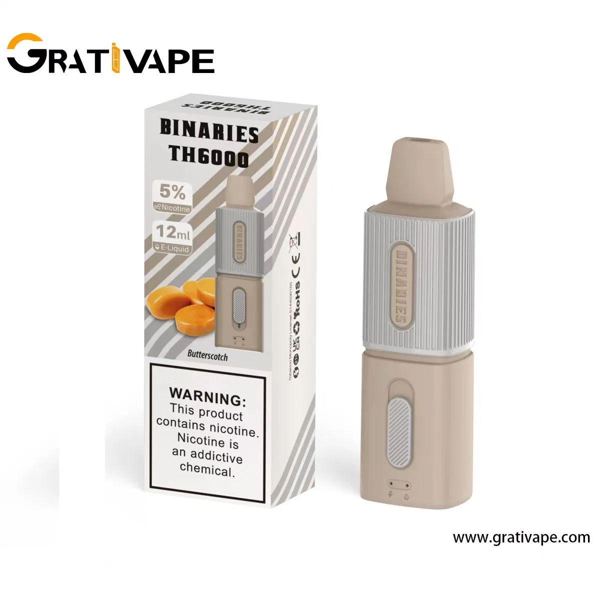 Оптом E сигареты одноразовые карандаш Vape 6000puffs 12ml регулируемые