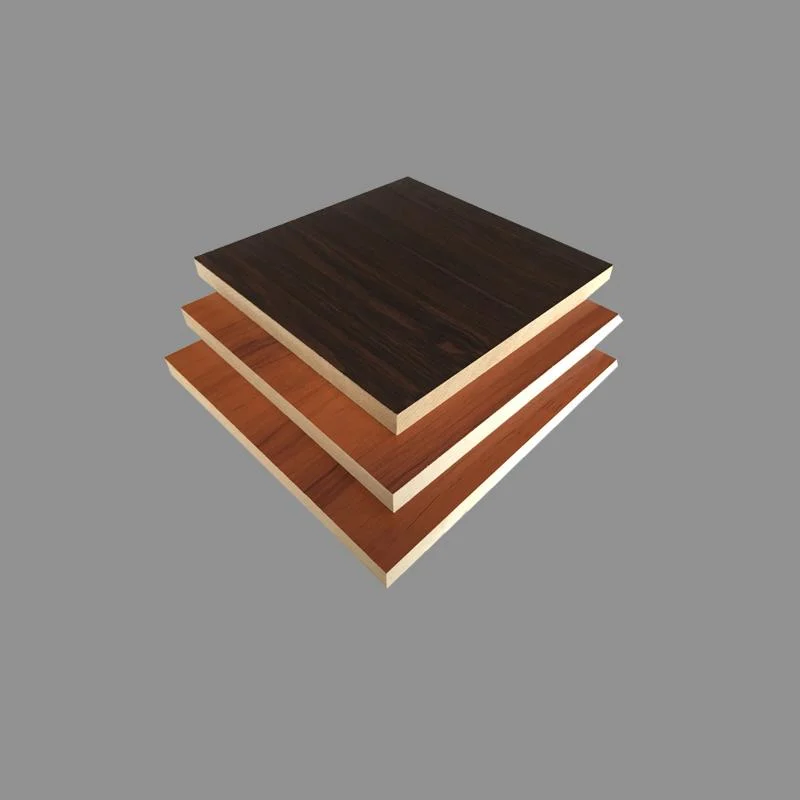 Moisture-Proof Melamine MDF Boards Wood Fiber Sheets 12mm 15mm 18mm Wholesale for Furniture Decoration Board