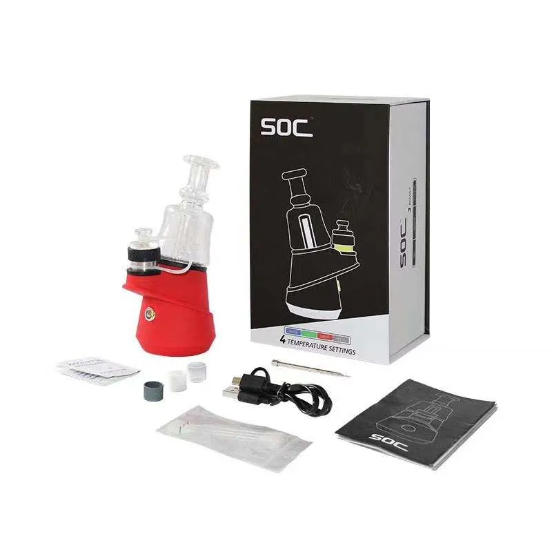 Factory Price 2600mAh Soc Portable Enail Kit Wax Vaporizers Concentrate Electric DAB Rig