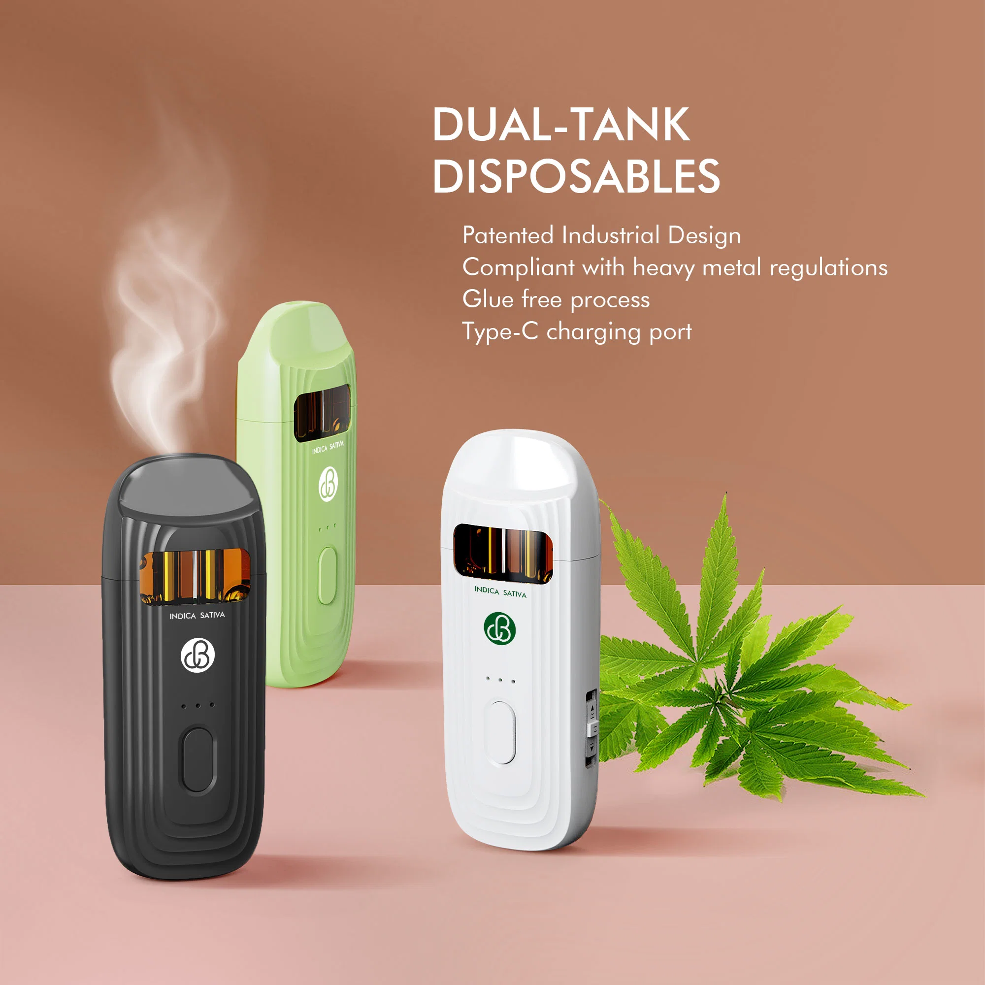 Wholesale/Supplier D8 Hhc Dual Flavor 5ml 6ml 7ml Tank Disposable/Chargeable Vaper 510