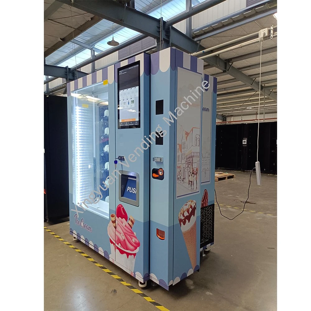 Xy Attractive Ice Cream Frozen Vending Machine Cooling System