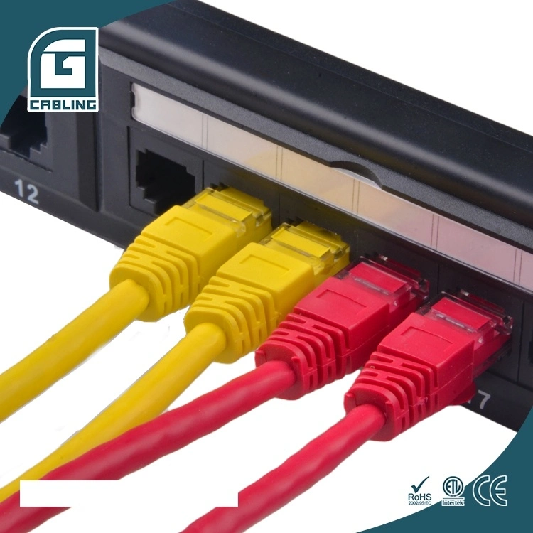 Gcabling Home Network Patch Panel Panel de conexiones de red 8 Leviton Puerto Patch Panel de la red