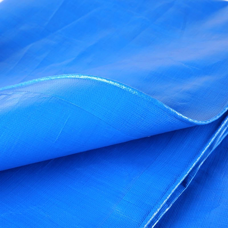 Tissu tissé en plastique laminé en HDPE imperméable tente argent antipluie Tissu étanche PE-HD bâche en polyester Tarp