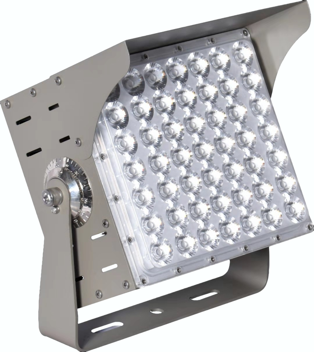 180lm/W Projecteur de stade LED haute puissance à réglage multi-angle de haute précision