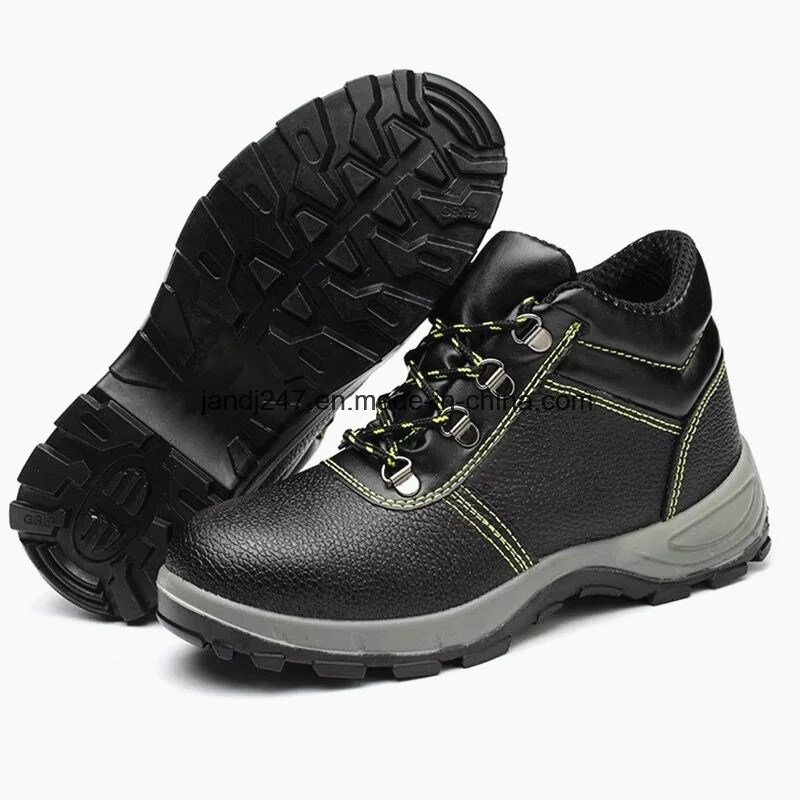 Industry Working Shoes Mens Safety Shoes with Steel Toe Safety Boots Leather Boots