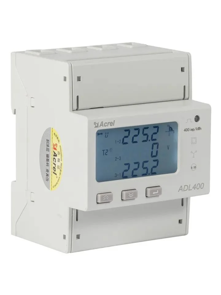 Calha DIN do medidor de energia Smart kWh COM APROVAÇÃO INTERMÉDIA Acrel Adl400/C Medidor de consumo de energia digital trifásico com RS485 Plataforma IoT