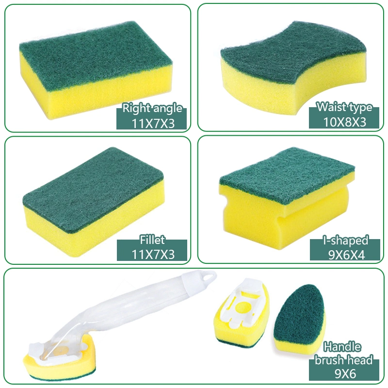 Sponge for Kitchen Cleaning Magic Hemp Coating Kitchen Sponge