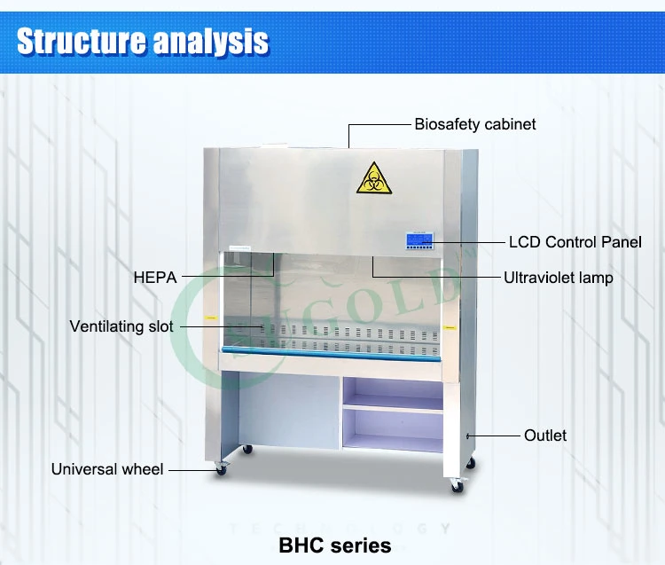 Class II 70% Exhaust Biological Safety Cabinet