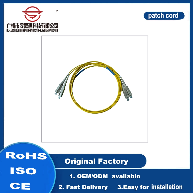 FTTH Jumper Sc/Upc to Sc/Upc Single-Mode 1 Cord Fiber Optic Patch Cord