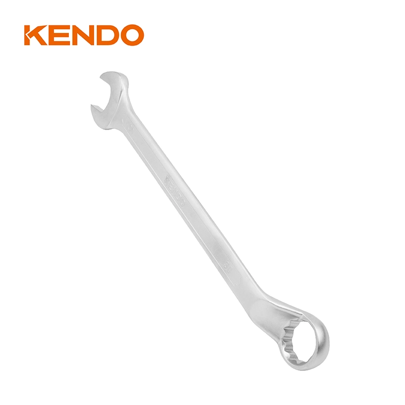 Kendo Wholesale Wrench Single Ended Non-Sparking Raised Panel Deep Offset Combination Spanner with Open Ring End