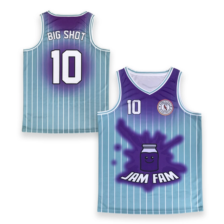 Custom Basketball Jersey Best Unique Design Breathable Polyester Basketball Shirts